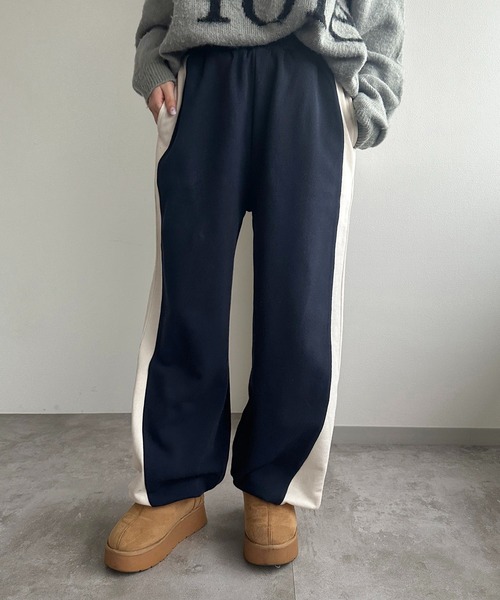 apres jour mignon(アプレジュールミニョン)の「切り替えスウェットパンツ【ZOZOTOWN限定アイテム】(その他パンツ・レディース・ボルドー/カーキ/ネイビー・X-LARGE/MEDIUM/SMALL)」の12枚目の写真