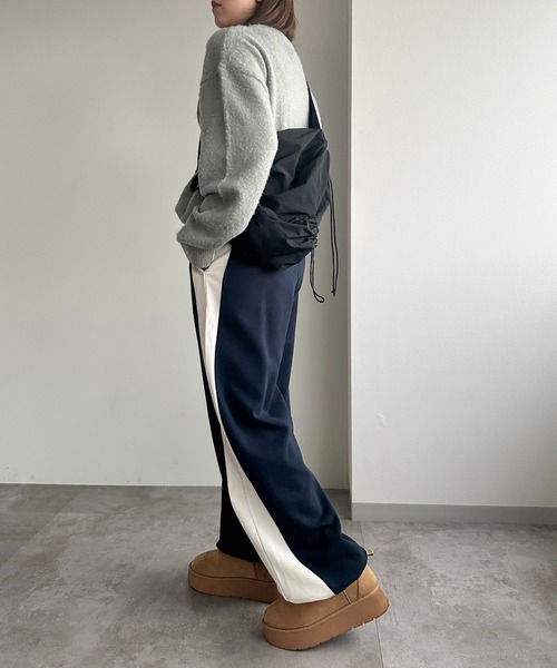 apres jour mignon(アプレジュールミニョン)の「切り替えスウェットパンツ【ZOZOTOWN限定アイテム】(その他パンツ・レディース・ボルドー/カーキ/ネイビー・X-LARGE/MEDIUM/SMALL)」の19枚目の写真
