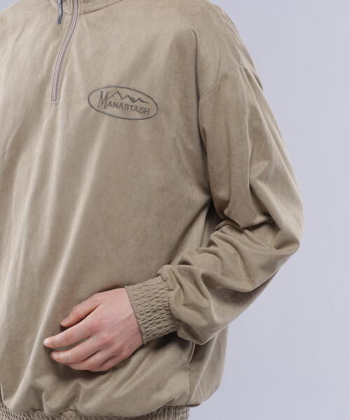 MANASTASH(マナスタッシュ)の「MANASTASH/マナスタッシュ/SPRING LODGE HALF ZIP SWEAT(スウェット・メンズ・その他3/グレー/ブラック・S/L/M/XL)」の18枚目の写真