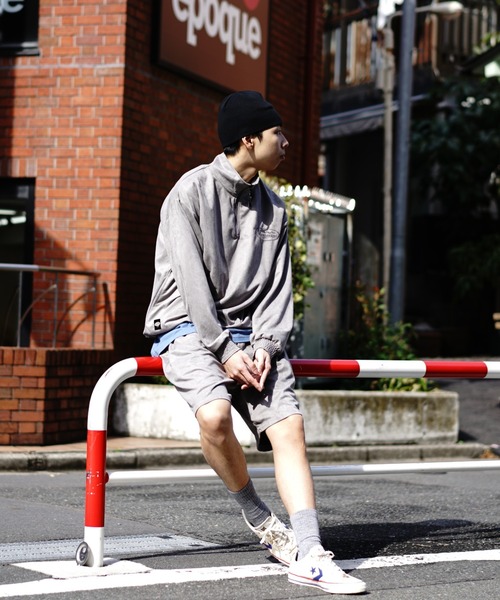 MANASTASH(マナスタッシュ)の「MANASTASH/マナスタッシュ/SPRING LODGE HALF ZIP SWEAT(スウェット・メンズ・その他3/グレー/ブラック・S/L/M/XL)」の9枚目の写真