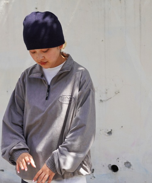 MANASTASH(マナスタッシュ)の「MANASTASH/マナスタッシュ/SPRING LODGE HALF ZIP SWEAT(スウェット・メンズ・その他3/グレー/ブラック・S/L/M/XL)」の13枚目の写真