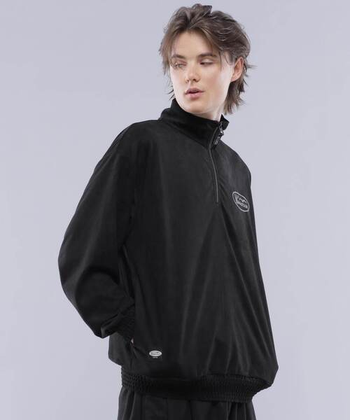 MANASTASH(マナスタッシュ)の「MANASTASH/マナスタッシュ/SPRING LODGE HALF ZIP SWEAT(スウェット・メンズ・その他3/グレー/ブラック・S/L/M/XL)」の12枚目の写真