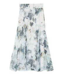 LAGUNAMOON | ペイント柄ボリュームヘムスカート(スカート)