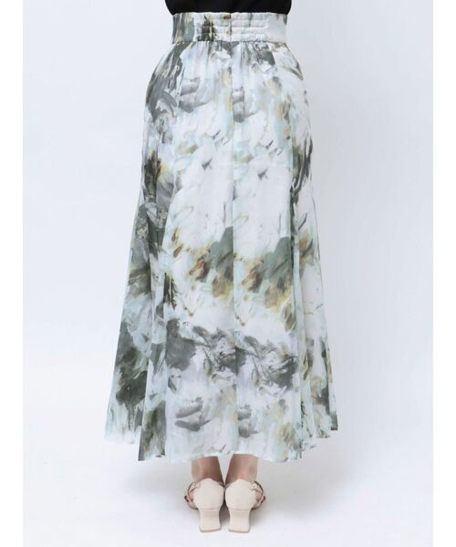 LAGUNAMOON(ラグナムーン)の「ペイント柄ボリュームヘムスカート(スカート・レディース・ライトブルー/カーキ・SMALL/MEDIUM)」の8枚目の写真