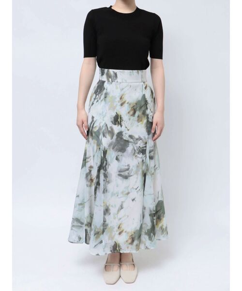 LAGUNAMOON(ラグナムーン)の「ペイント柄ボリュームヘムスカート(スカート・レディース・ライトブルー/カーキ・SMALL/MEDIUM)」の13枚目の写真