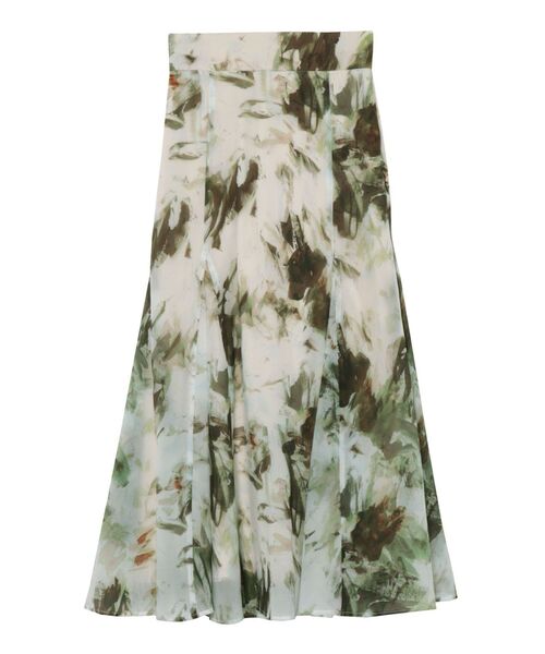 LAGUNAMOON(ラグナムーン)の「ペイント柄ボリュームヘムスカート(スカート・レディース・ライトブルー/カーキ・SMALL/MEDIUM)」の18枚目の写真