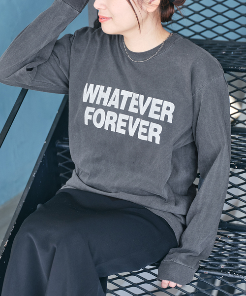 JOURNAL STANDARD(ジャーナルスタンダード)の「ガーメントダイロゴロングTシャツ(Tシャツ/カットソー・レディース・ブラック系その他/ホワイト/イエロー・FREE)」の2枚目の写真