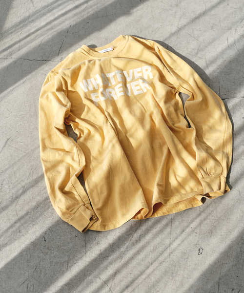 JOURNAL STANDARD(ジャーナルスタンダード)の「ガーメントダイロゴロングTシャツ(Tシャツ/カットソー・レディース・ブラック系その他/ホワイト/イエロー・FREE)」の8枚目の写真