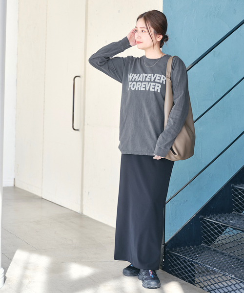 JOURNAL STANDARD(ジャーナルスタンダード)の「ガーメントダイロゴロングTシャツ(Tシャツ/カットソー・レディース・ブラック系その他/ホワイト/イエロー・FREE)」の6枚目の写真