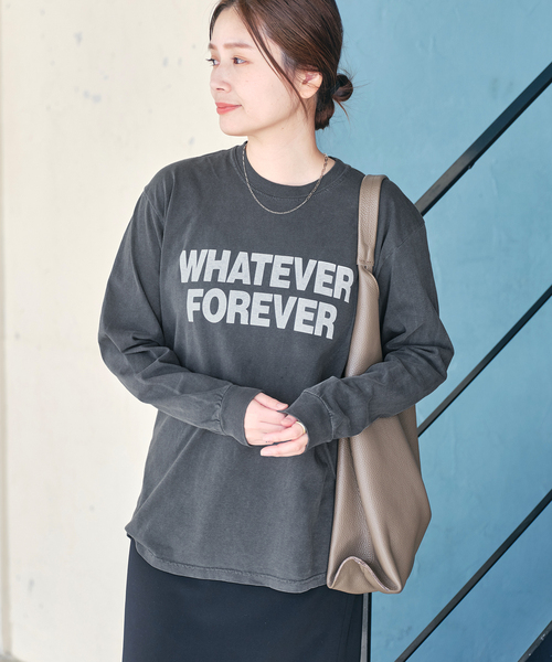 JOURNAL STANDARD(ジャーナルスタンダード)の「ガーメントダイロゴロングTシャツ(Tシャツ/カットソー・レディース・ブラック系その他/ホワイト/イエロー・FREE)」の9枚目の写真