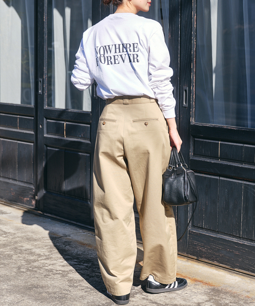 JOURNAL STANDARD(ジャーナルスタンダード)の「ガーメントダイロゴロングTシャツ(Tシャツ/カットソー・レディース・ブラック系その他/ホワイト/イエロー・FREE)」の12枚目の写真