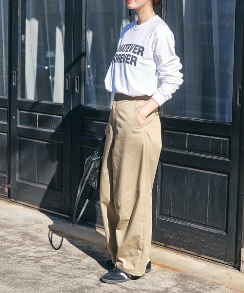 JOURNAL STANDARD(ジャーナルスタンダード)の「ガーメントダイロゴロングTシャツ(Tシャツ/カットソー・レディース・ブラック系その他/ホワイト/イエロー・FREE)」の13枚目の写真