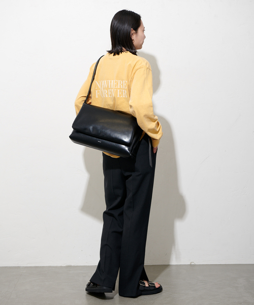 JOURNAL STANDARD(ジャーナルスタンダード)の「ガーメントダイロゴロングTシャツ(Tシャツ/カットソー・レディース・ブラック系その他/ホワイト/イエロー・FREE)」の19枚目の写真