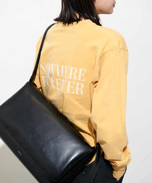 JOURNAL STANDARD(ジャーナルスタンダード)の「ガーメントダイロゴロングTシャツ(Tシャツ/カットソー・レディース・ブラック系その他/ホワイト/イエロー・FREE)」の20枚目の写真