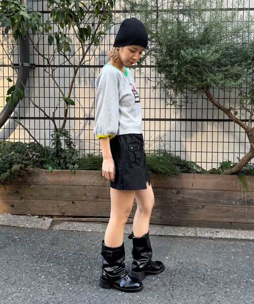 HELLO.SANFRANCISCO（ハローサンフランシスコ）の「【HELLO.SANFRANCISCO/ハローサンフランシスコ】ASSコラボワッフルボリュームTEE（Tシャツ/カットソー・レディース・グレー/ライム/アイボリー・FREE）」の19枚目の写真