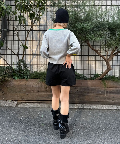 HELLO.SANFRANCISCO（ハローサンフランシスコ）の「【HELLO.SANFRANCISCO/ハローサンフランシスコ】ASSコラボワッフルボリュームTEE（Tシャツ/カットソー・レディース・グレー/ライム/アイボリー・FREE）」の20枚目の写真