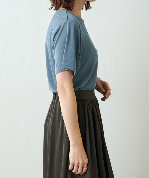 「COLLAGE GALLARDAGALANTE」 半袖Tシャツ FREE ミント レディース COLLAGE GALLARDAGALANTE 「COLLAGE GALLARDAGALANTE」 半袖T