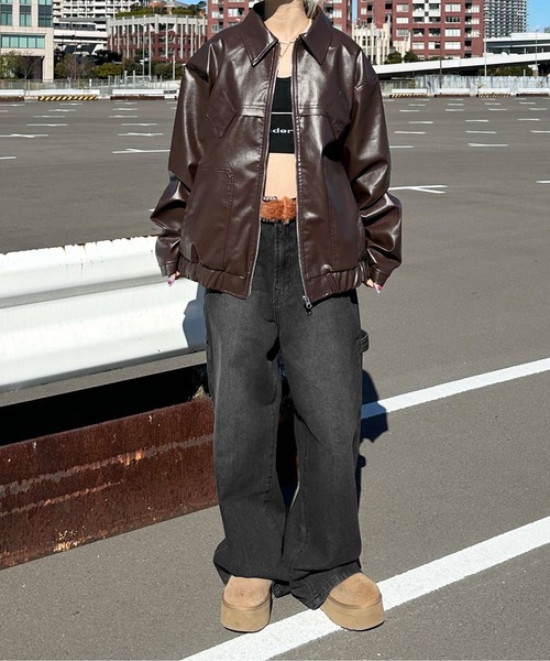 sedacle(セダクル)の「オーバーダイペインターデニム(デニムパンツ・メンズ・グレー/ブルー/ブラック/カーキ/インディゴブルー/ブラウン・SMALL/MEDIUM/LARGE)」の7枚目の写真