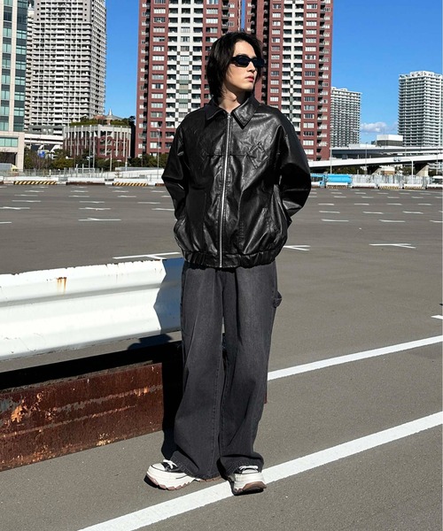 sedacle(セダクル)の「オーバーダイペインターデニム(デニムパンツ・メンズ・グレー/ブルー/ブラック/カーキ/インディゴブルー/ブラウン・SMALL/MEDIUM/LARGE)」の14枚目の写真