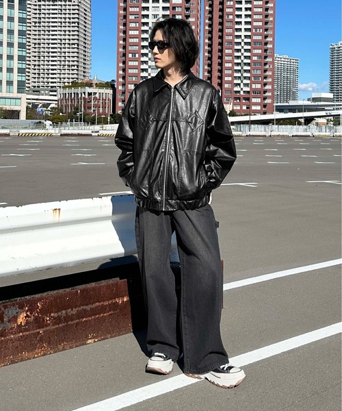 sedacle(セダクル)の「オーバーダイペインターデニム(デニムパンツ・メンズ・グレー/ブルー/ブラック/カーキ/インディゴブルー/ブラウン・SMALL/MEDIUM/LARGE)」の15枚目の写真