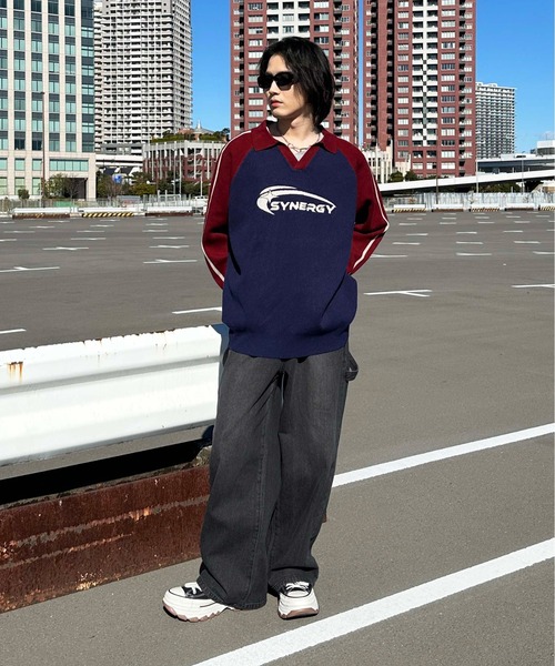 sedacle(セダクル)の「オーバーダイペインターデニム(デニムパンツ・メンズ・グレー/ブルー/ブラック/カーキ/インディゴブルー/ブラウン・SMALL/MEDIUM/LARGE)」の17枚目の写真