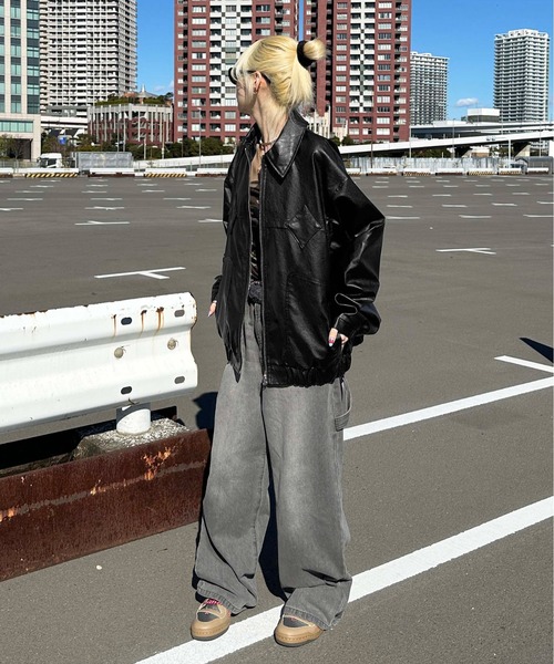 sedacle(セダクル)の「オーバーダイペインターデニム(デニムパンツ・メンズ・グレー/ブルー/ブラック/カーキ/インディゴブルー/ブラウン・SMALL/MEDIUM/LARGE)」の22枚目の写真