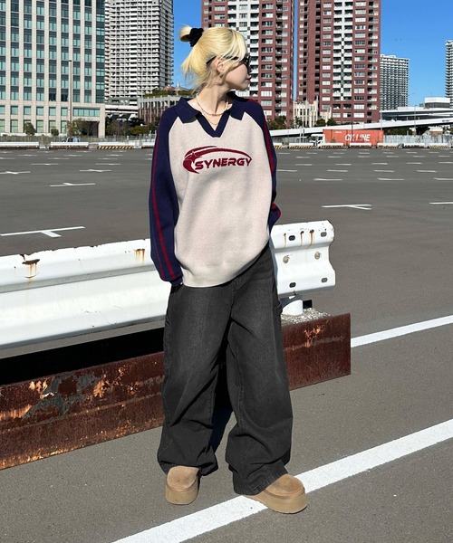 sedacle(セダクル)の「オーバーダイペインターデニム(デニムパンツ・メンズ・グレー/ブルー/ブラック/カーキ/インディゴブルー/ブラウン・SMALL/MEDIUM/LARGE)」の10枚目の写真