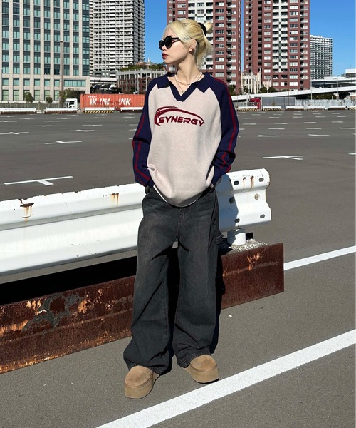 sedacle(セダクル)の「オーバーダイペインターデニム(デニムパンツ・メンズ・グレー/ブルー/ブラック/カーキ/インディゴブルー/ブラウン・SMALL/MEDIUM/LARGE)」の11枚目の写真