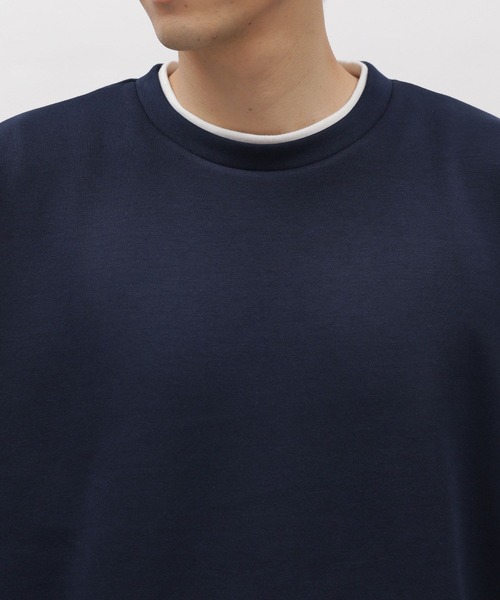 LAKOLE(ラコレ)の「ダンボールレイヤードロンT / 100767(Tシャツ/カットソー・メンズ・イエロー/ネイビー/サンドグレー/グリーン・LARGE/X-LARGE/MEDIUM)」の11枚目の写真
