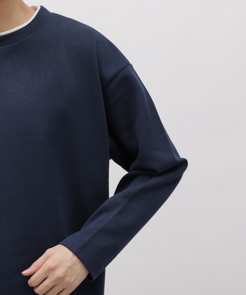 LAKOLE(ラコレ)の「ダンボールレイヤードロンT / 100767(Tシャツ/カットソー・メンズ・イエロー/ネイビー/サンドグレー/グリーン・LARGE/X-LARGE/MEDIUM)」の12枚目の写真