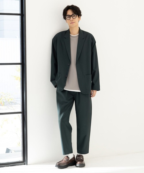 LAKOLE(ラコレ)の「ダンボールレイヤードロンT / 100767(Tシャツ/カットソー・メンズ・イエロー/ネイビー/サンドグレー/グリーン・LARGE/X-LARGE/MEDIUM)」の20枚目の写真