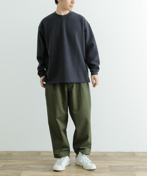 ITEMS URBANRESEARCH(アイテムズ アーバンリサーチ)の「JQ ランダムボーダー プルオーバー(Tシャツ/カットソー・メンズ・ブラック/オフホワイト/チャコールグレー・MEDIUM/LARGE)」の11枚目の写真