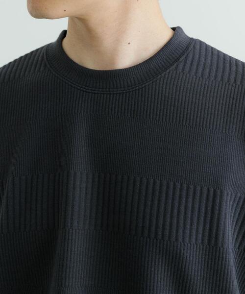 ITEMS URBANRESEARCH(アイテムズ アーバンリサーチ)の「JQ ランダムボーダー プルオーバー(Tシャツ/カットソー・メンズ・ブラック/オフホワイト/チャコールグレー・MEDIUM/LARGE)」の15枚目の写真