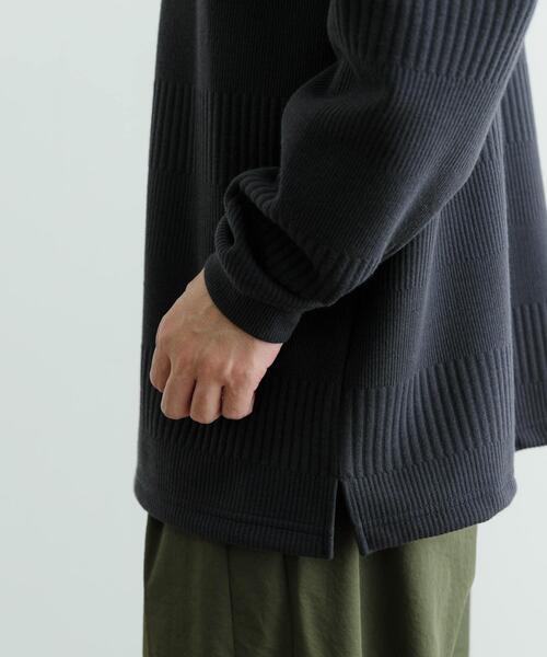 ITEMS URBANRESEARCH(アイテムズ アーバンリサーチ)の「JQ ランダムボーダー プルオーバー(Tシャツ/カットソー・メンズ・ブラック/オフホワイト/チャコールグレー・MEDIUM/LARGE)」の17枚目の写真