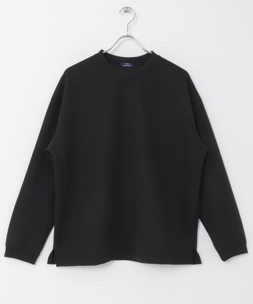 ITEMS URBANRESEARCH(アイテムズ アーバンリサーチ)の「JQ ランダムボーダー プルオーバー(Tシャツ/カットソー・メンズ・ブラック/オフホワイト/チャコールグレー・MEDIUM/LARGE)」の21枚目の写真