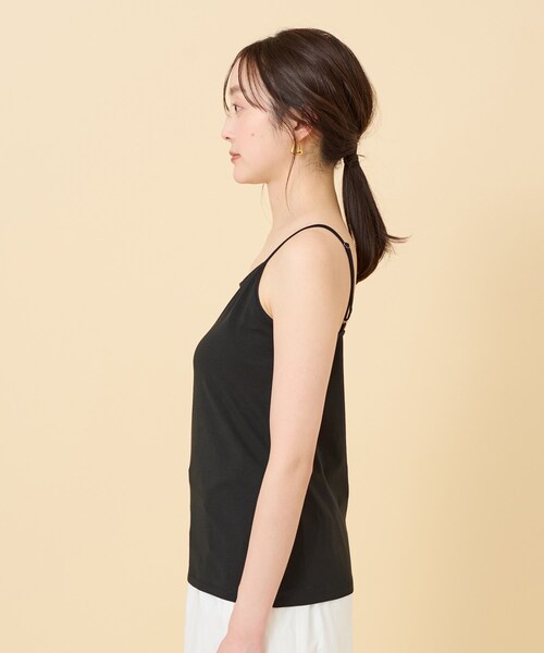 UNTITLED（アンタイトル）の「◆【洗える】インナーキャミソール（タンクトップ・レディース・ホワイト/ライトグレー/ブラック・00/02/04/44/48）」の6枚目の写真