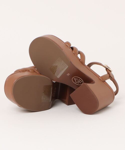 ASH（アッシュ）の「【ONYX】チャンキーヒールサンダル（サンダル