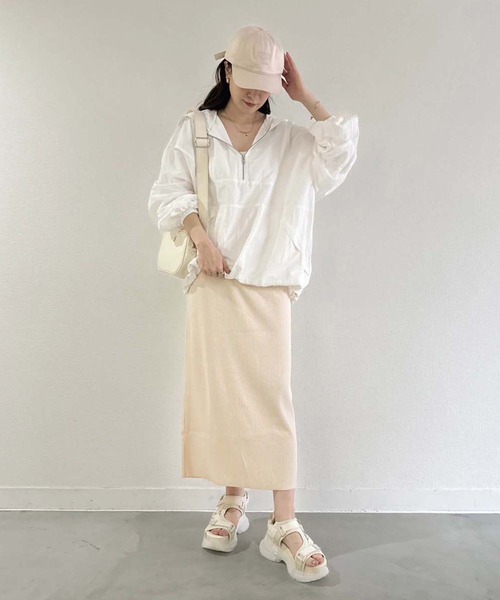 one after another NICE CLAUP(ワンアフターアナザーナイスクラップ)の「ミルキーソールスポサン(サンダル・レディース・アイボリー/ブラック・S/M/L)」の9枚目の写真