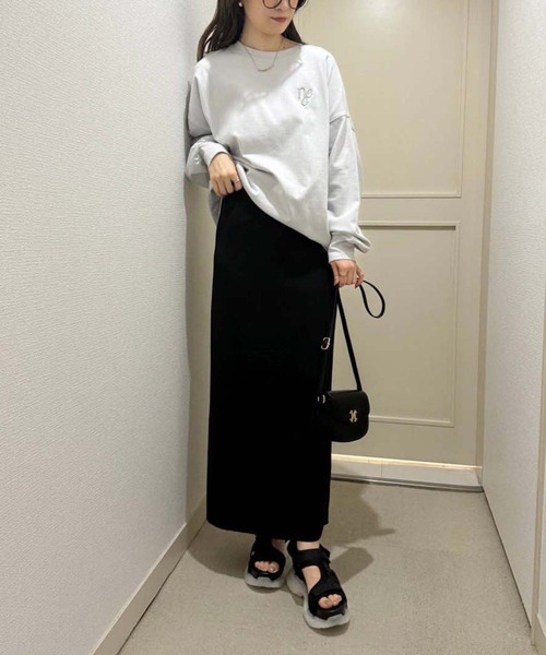 one after another NICE CLAUP(ワンアフターアナザーナイスクラップ)の「ミルキーソールスポサン(サンダル・レディース・アイボリー/ブラック・S/M/L)」の20枚目の写真