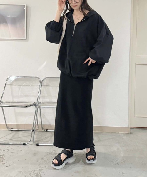 one after another NICE CLAUP(ワンアフターアナザーナイスクラップ)の「ミルキーソールスポサン(サンダル・レディース・アイボリー/ブラック・S/M/L)」の18枚目の写真