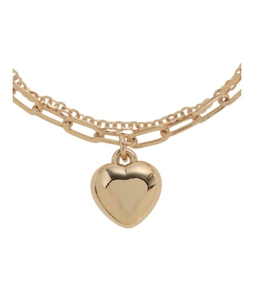 MERCURYDUO(マーキュリーデュオ)の「2連ハートモチーフブレスレット(ブレスレット・レディース・シルバー/ゴールド・FREE)」の12枚目の写真