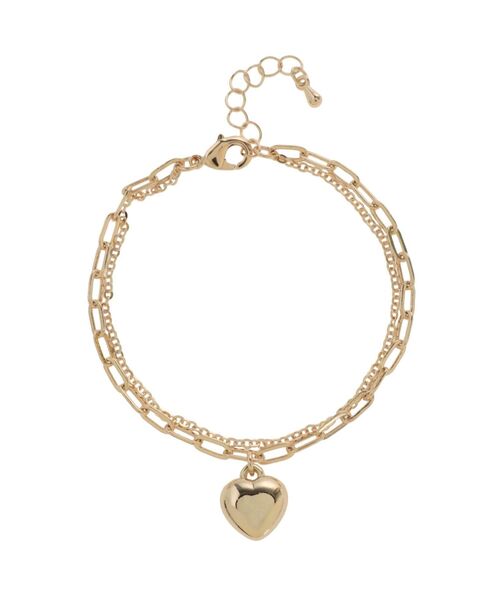 MERCURYDUO(マーキュリーデュオ)の「2連ハートモチーフブレスレット(ブレスレット・レディース・シルバー/ゴールド・FREE)」の16枚目の写真