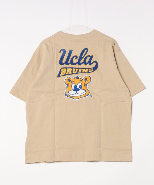 ONE DAY KMC (ワンデイケーエムシー)の「UCLA/OE天竺UCLA刺繍TEE(Tシャツ/カットソー・メンズ・ベージュ/ネイビー/ホワイト系その他/グリーン/グレー/ホワイト/ネイビー系・MEDIUM/LARGE)」の11枚目の写真