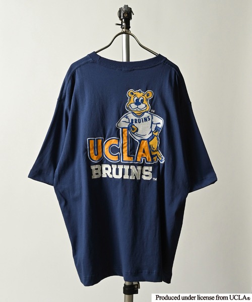 ONE DAY KMC (ワンデイケーエムシー)の「UCLA/OE天竺UCLA刺繍TEE(Tシャツ/カットソー・メンズ・ベージュ/ネイビー/ホワイト系その他/グリーン/グレー/ホワイト/ネイビー系・MEDIUM/LARGE)」の22枚目の写真