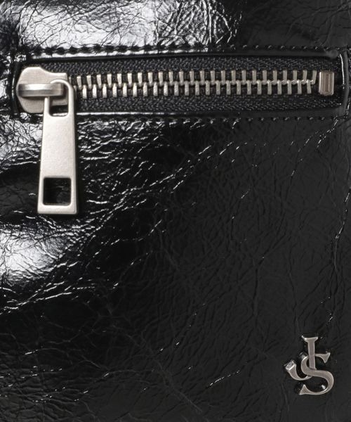 JEANASIS（ジーナシス）の「WポケットショルダーBAG/113222（ショルダーバッグ・レディース・ピンク/ブラック/ブラウン・FREE）」の14枚目の写真