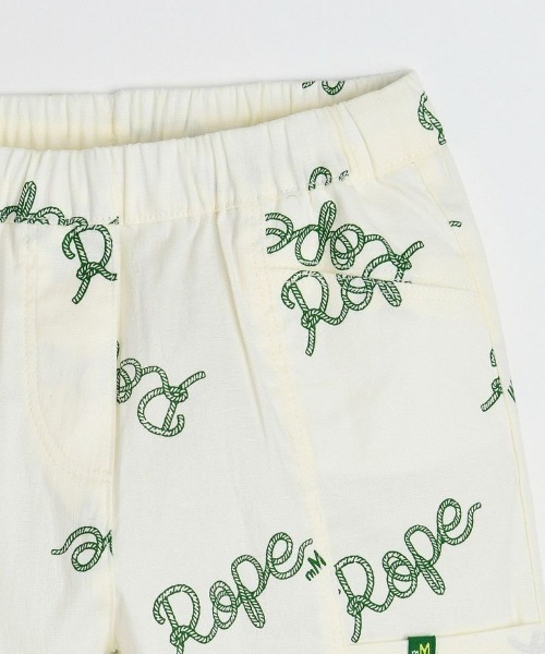 moimoln(モイモルン)の「レーモン4分丈ウーブンパンツ(その他パンツ・キッズ・アイボリー・110cm/100cm/120cm/130cm)」の3枚目の写真