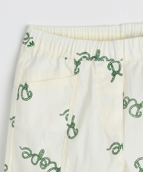 moimoln(モイモルン)の「レーモン4分丈ウーブンパンツ(その他パンツ・キッズ・アイボリー・110cm/100cm/120cm/130cm)」の4枚目の写真