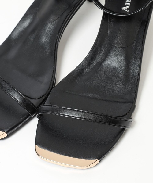 Andemiu（アンデミュウ）の「メタルストラップサンダル114559（サンダル・レディース・オフホワイト/ブラック・LARGE/MEDIUM）」の13枚目の写真