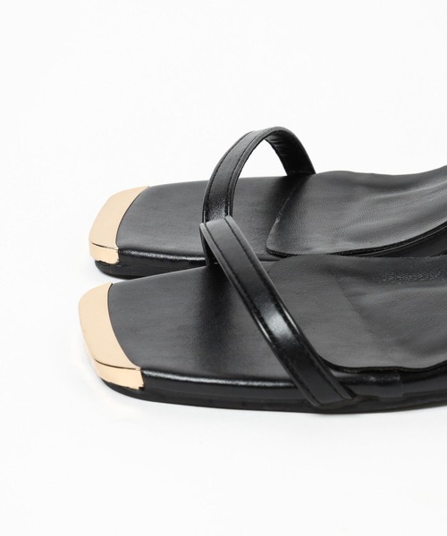 Andemiu（アンデミュウ）の「メタルストラップサンダル114559（サンダル・レディース・オフホワイト/ブラック・LARGE/MEDIUM）」の14枚目の写真