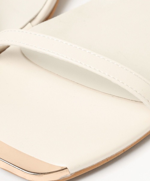 Andemiu（アンデミュウ）の「メタルストラップサンダル114559（サンダル・レディース・オフホワイト/ブラック・LARGE/MEDIUM）」の19枚目の写真